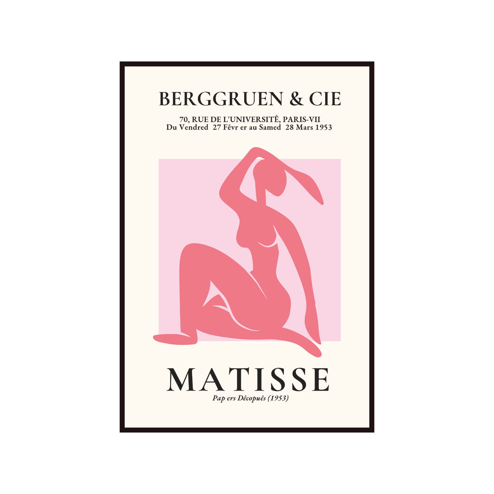 Henri Matisse – Pink Nude (Różowy akt) Berggruen & Cie