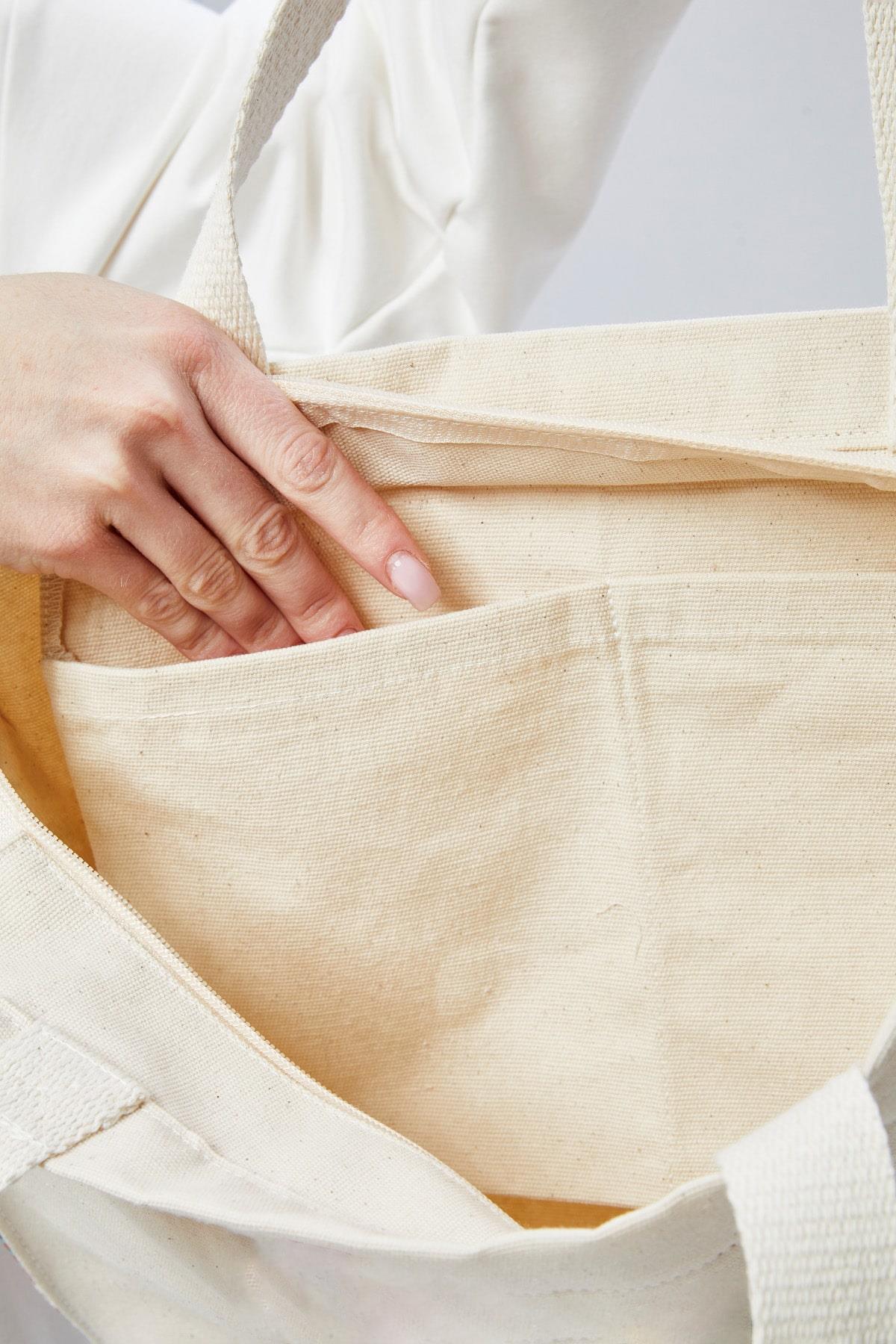 Torba Bawełniana na ramię typu Shopper, na zamek, pojemna Vincent Van Gogh- ,,Starry Night"