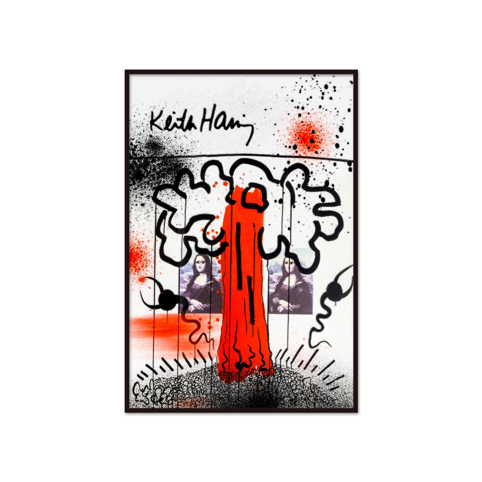 Keith Haring – The Atomic Mona Lisa Poster