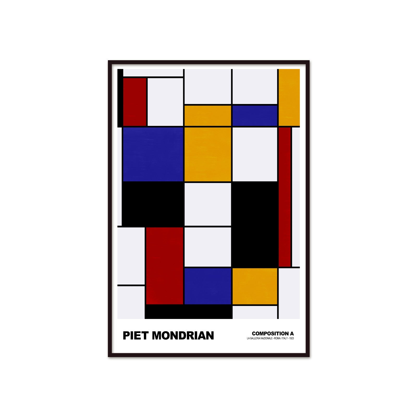 Architektura Koloru: Grid Logic – Mondrian, De Stijl Geometric Composition