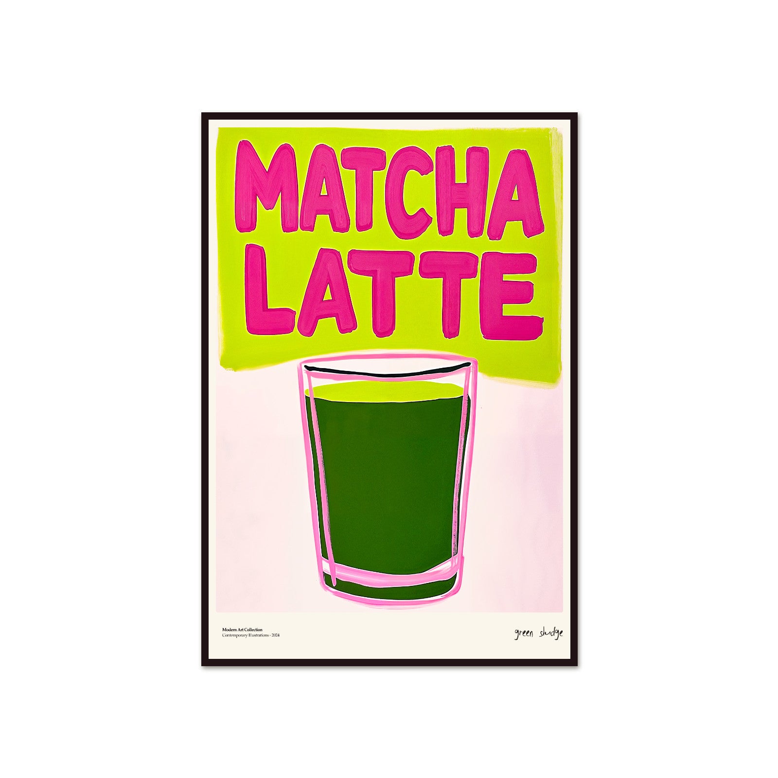 Plakat „Matcha Latte” – Zastrzyk Energii dla Twojego Wnętrza!