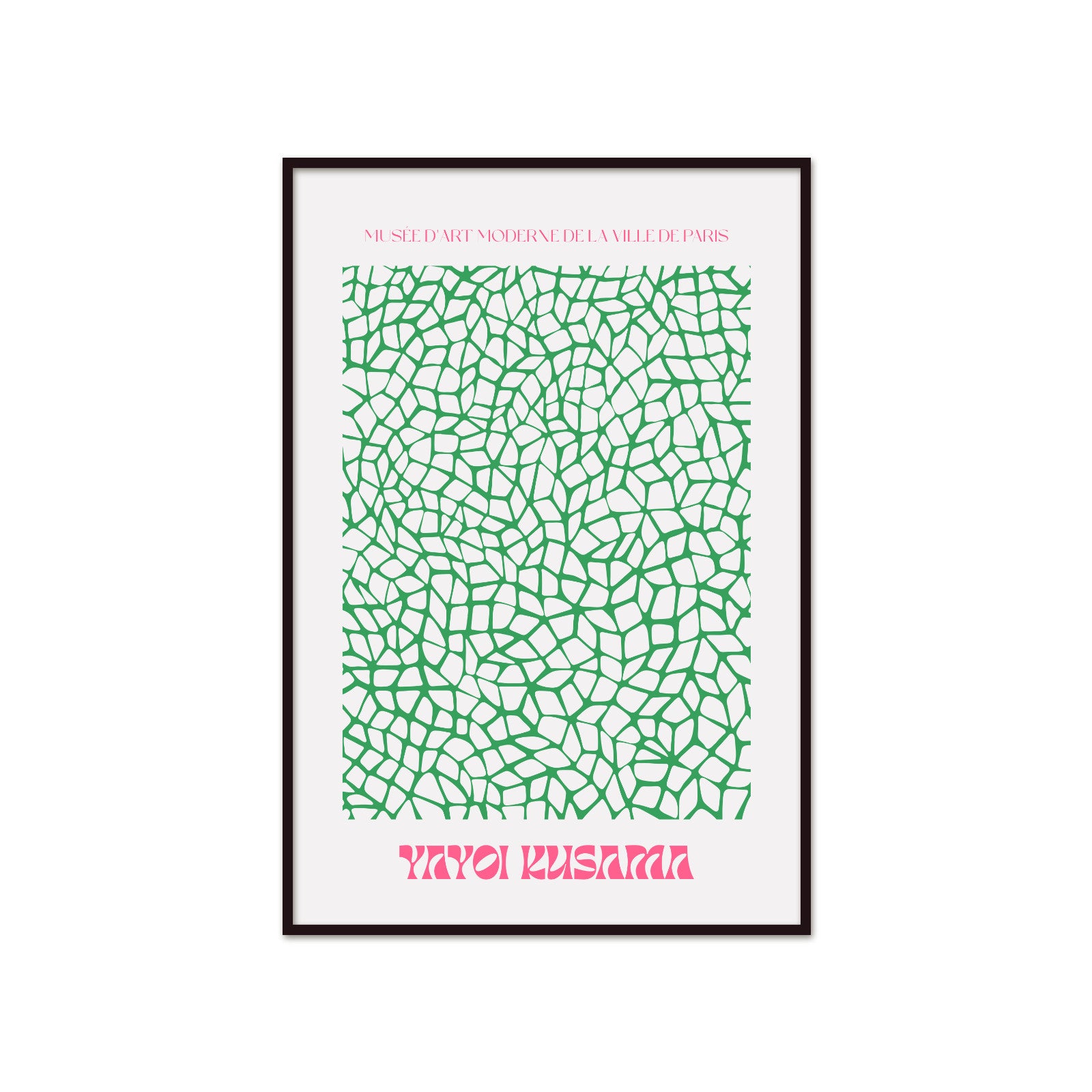 Plakat Yayoi Kusama, Green Infinity Nets, Contemporary Art Museum