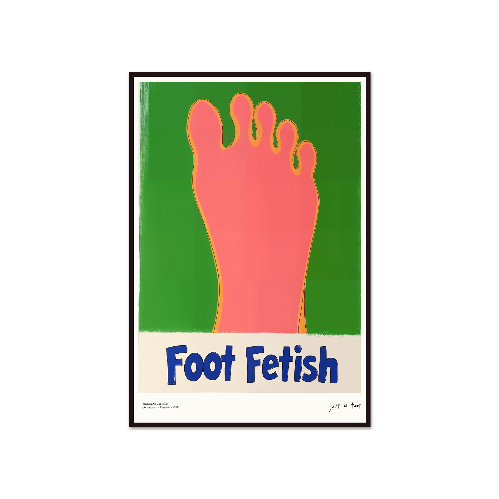 Plakat „Foot Fetish” – Odważny Akcent dla Kolekcjonerów Osobliwości!