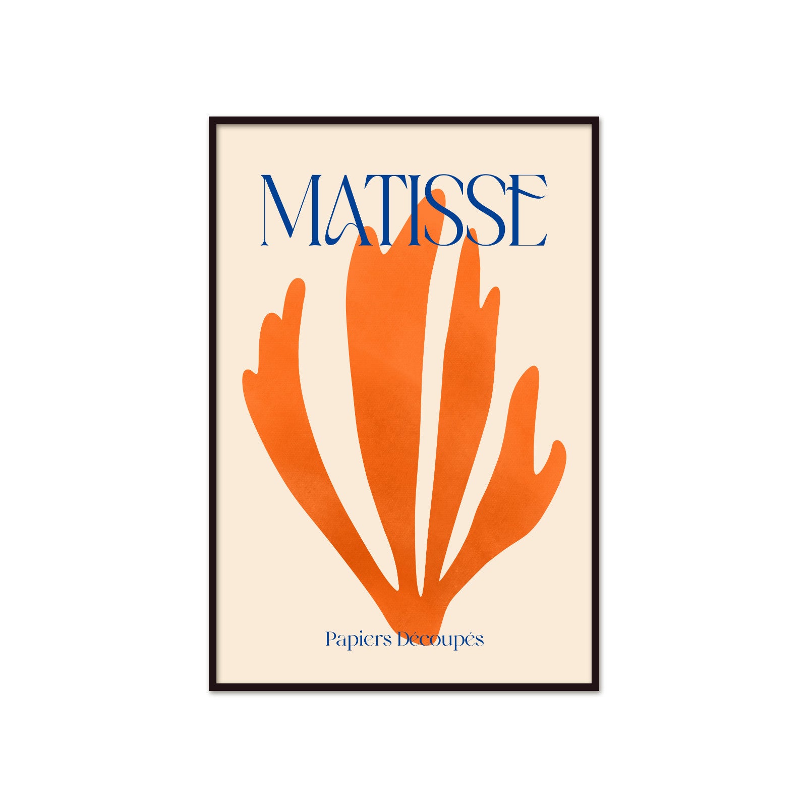 Słoneczna Abstrakcja: Orange Bloom – Henri Matisse, Papiers Découpés